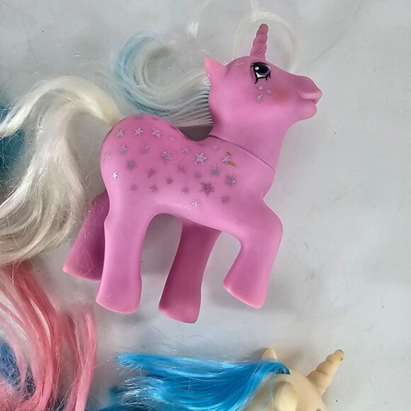 Vintage My Little Pony Pegasus & Unicorn Lot AS IS - Picture 9 of 12